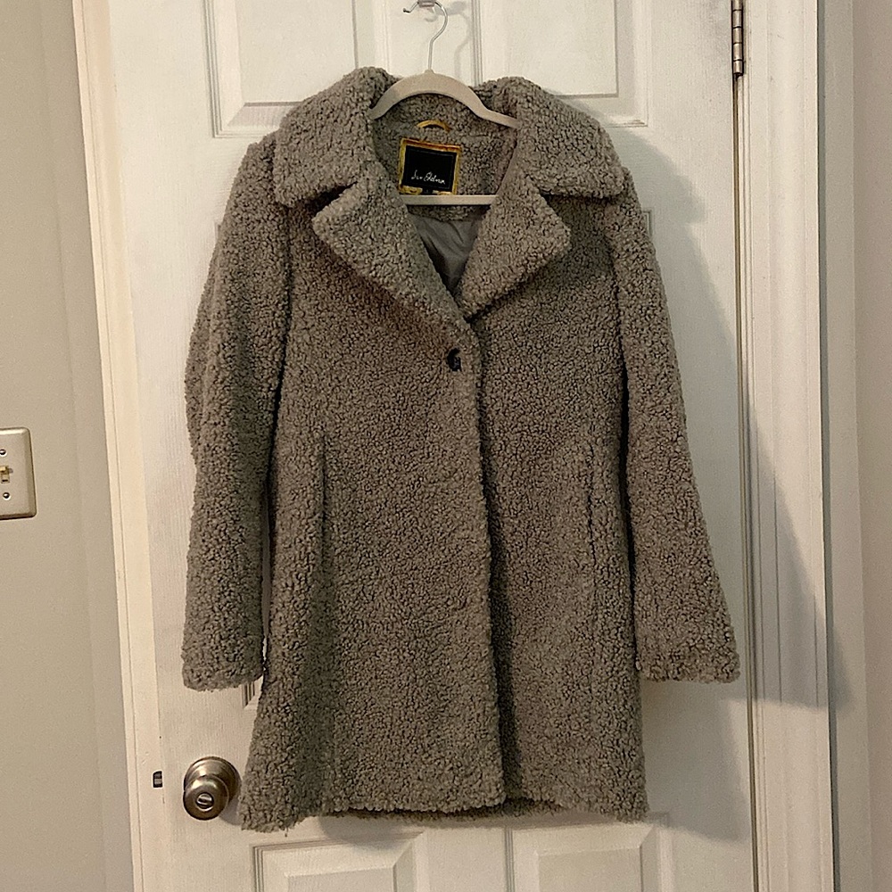 Sam Edelman Faux Fur Teddy Coat Small. new without tags